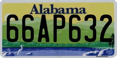 AL license plate 66AP632