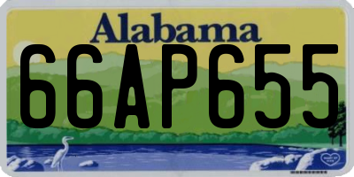 AL license plate 66AP655