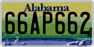 AL license plate 66AP662