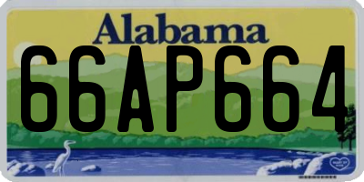 AL license plate 66AP664