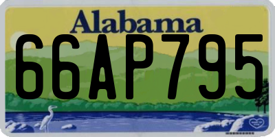 AL license plate 66AP795