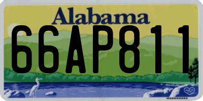 AL license plate 66AP811