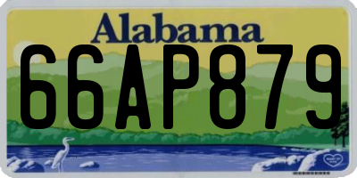 AL license plate 66AP879