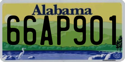 AL license plate 66AP901