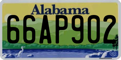 AL license plate 66AP902