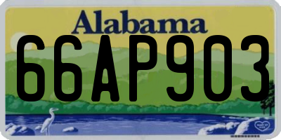 AL license plate 66AP903