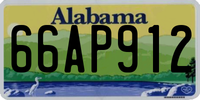 AL license plate 66AP912