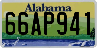 AL license plate 66AP941