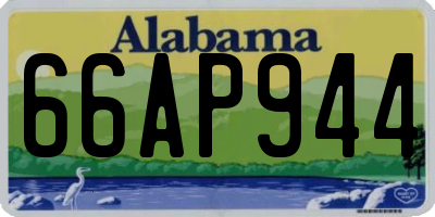 AL license plate 66AP944