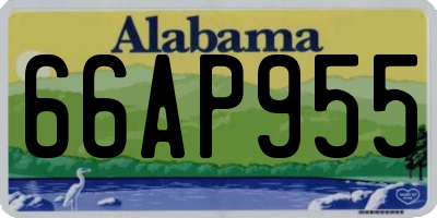 AL license plate 66AP955