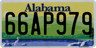 AL license plate 66AP979
