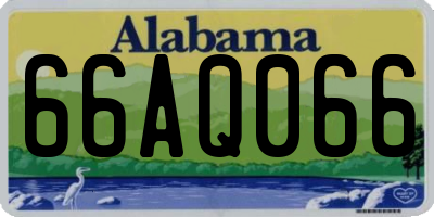 AL license plate 66AQ066