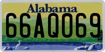 AL license plate 66AQ069