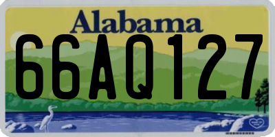AL license plate 66AQ127