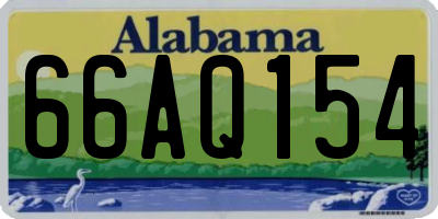 AL license plate 66AQ154