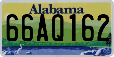 AL license plate 66AQ162