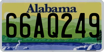 AL license plate 66AQ249