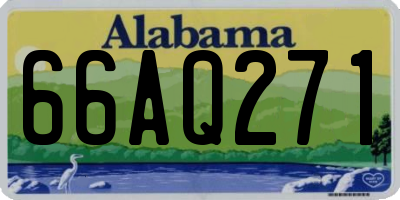 AL license plate 66AQ271