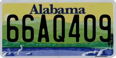 AL license plate 66AQ409