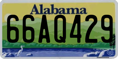 AL license plate 66AQ429