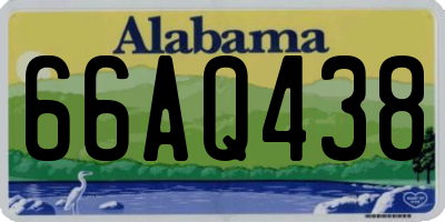 AL license plate 66AQ438