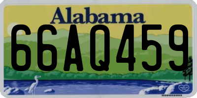 AL license plate 66AQ459