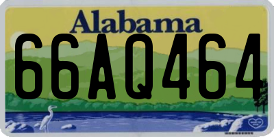 AL license plate 66AQ464