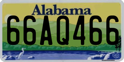 AL license plate 66AQ466