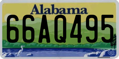 AL license plate 66AQ495