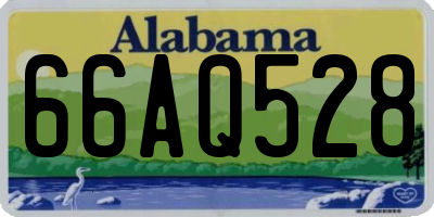 AL license plate 66AQ528