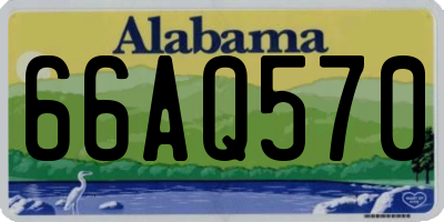AL license plate 66AQ570