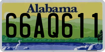 AL license plate 66AQ611