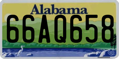 AL license plate 66AQ658