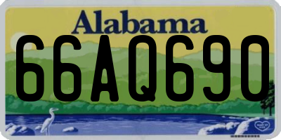 AL license plate 66AQ690