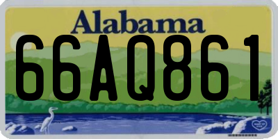 AL license plate 66AQ861