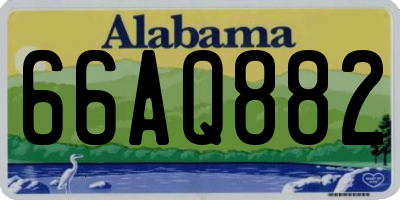 AL license plate 66AQ882