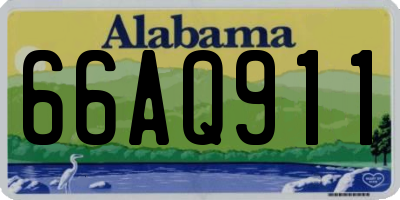 AL license plate 66AQ911