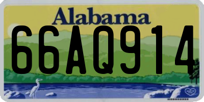 AL license plate 66AQ914