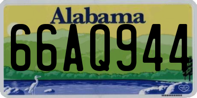 AL license plate 66AQ944