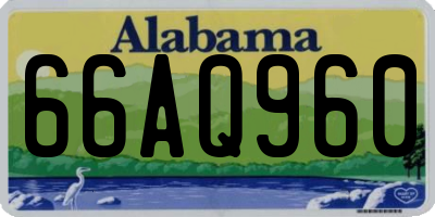 AL license plate 66AQ960