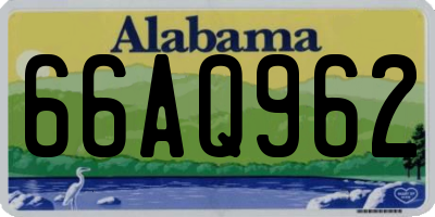 AL license plate 66AQ962