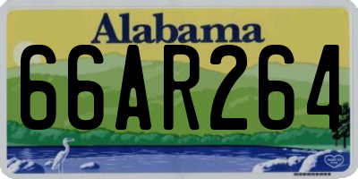 AL license plate 66AR264