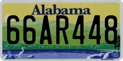 AL license plate 66AR448