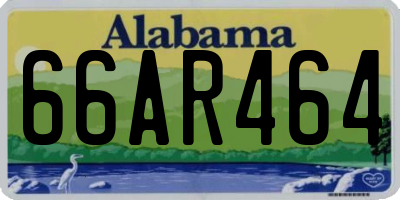 AL license plate 66AR464