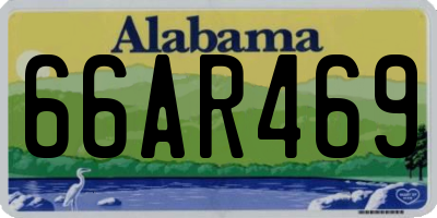 AL license plate 66AR469