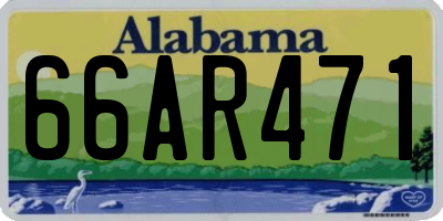 AL license plate 66AR471