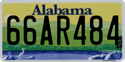 AL license plate 66AR484