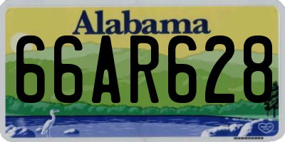 AL license plate 66AR628