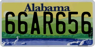 AL license plate 66AR656