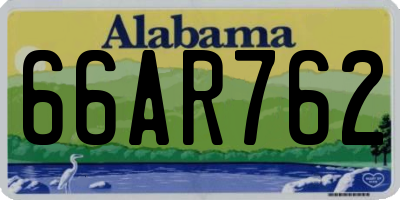 AL license plate 66AR762